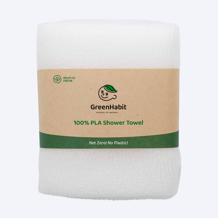 GreenHabit Sensitive Duschduk - Biomassa (PLA 100%) Ingen plast för wholesale av Kproduct4u