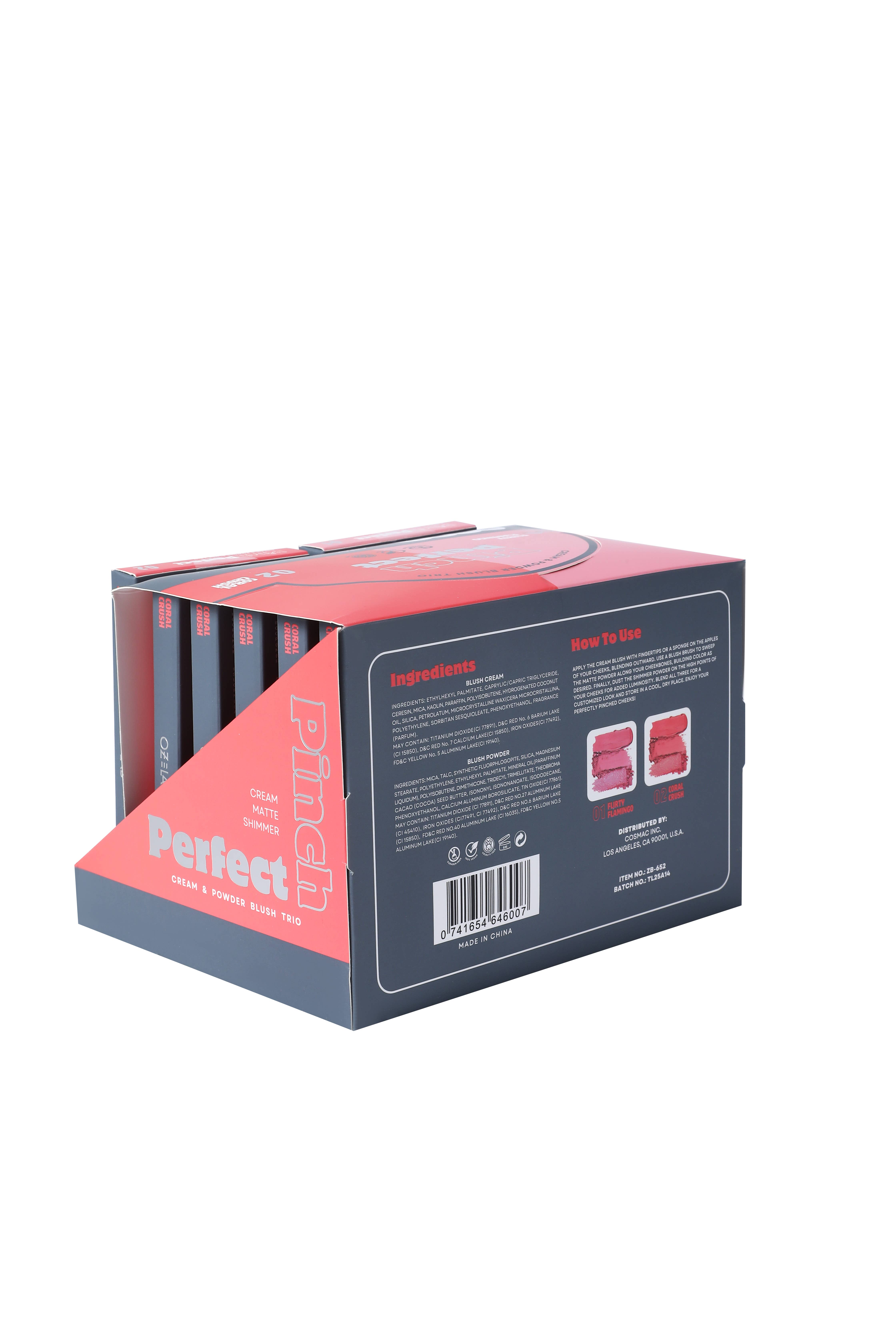 OZ Lab Beauty - Venta al por mayor Coloretes - Pinch Perfect - Trío de Colorete en Crema y Polvo - Versión A11