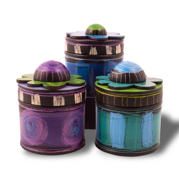 Flower Top Ring Box for wholesale by E. Drumm Designs