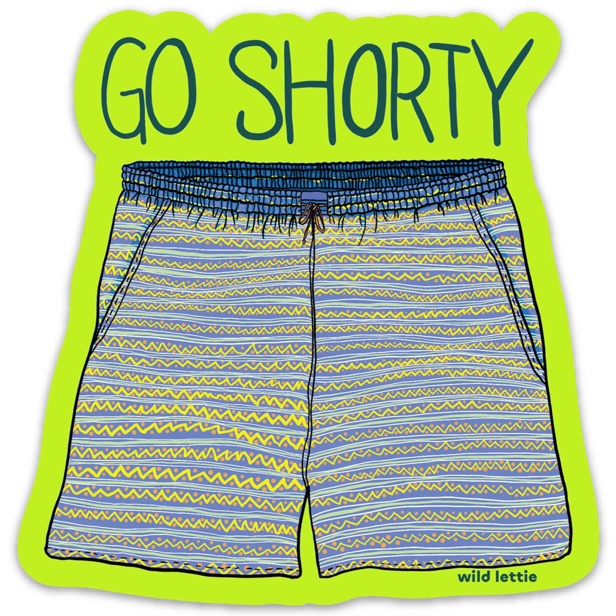 Wild Lettie - Wholesale Sticker - Go Shorty Sticker0