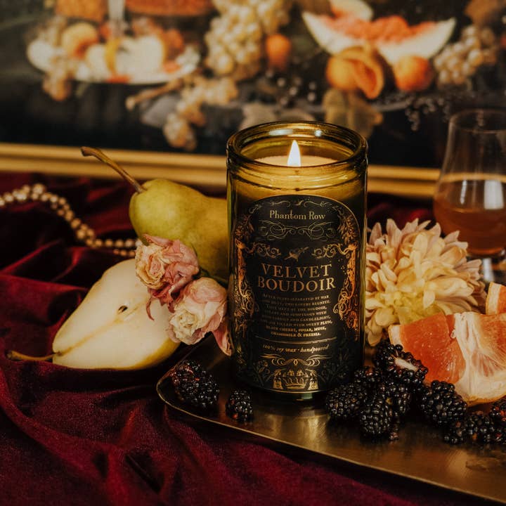 Phantom Row - Wholesale Jar/Filled Candle - Velvet Boudoir | Literary & Gothic-Inspired Jar Candle5