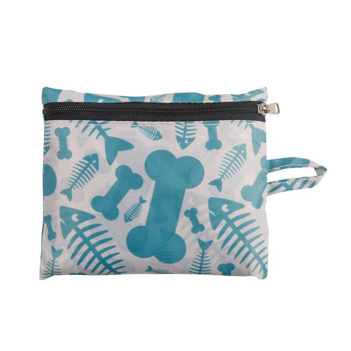 Eco Chic - Wholesale Grocery/shopping bag - Eco Chic Foldable Reusable Large Shopping Bag Fish Bone3