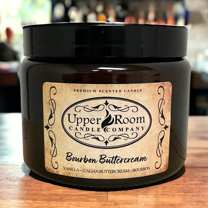 CRÈME AU BEURRE AU BOURBON pour la vente par Upper Room Candle Company