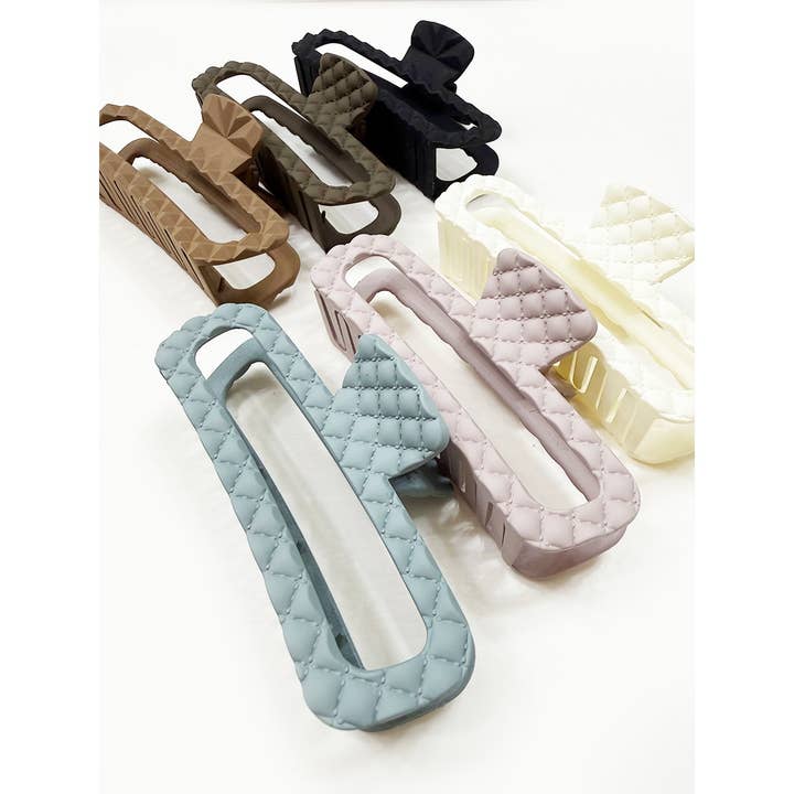 MÉLANGER LA COULEUR Pince à cheveux jumbo gaufrée en vente sur Faire6