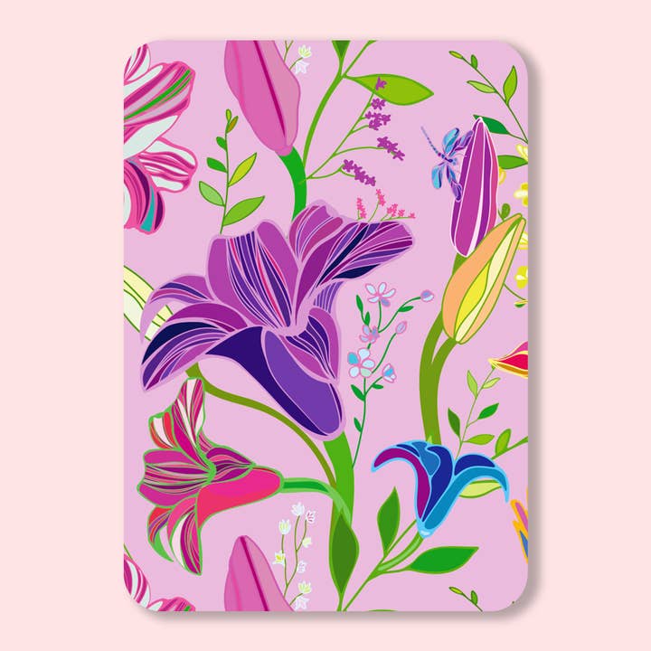 Cartolina di Gigli Viola per la vendita all'ingrosso da parte di Oditti