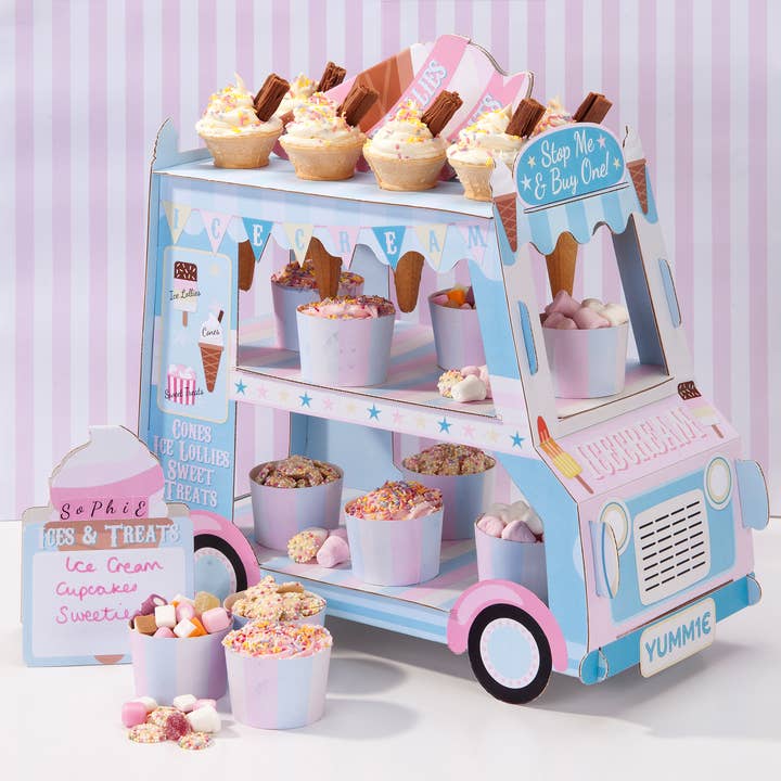 Talking Tables UK - Wholesale Cake stand - Ice Cream Street Stall Cake Stand | Summer Party |4
