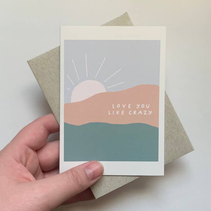 allie biddle - Wholesale Love Card - Like Crazy Card