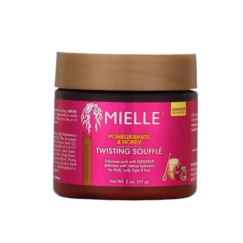KT Supply - Wholesale Hair Styling Gel/Mousse - Mielle Pomegranate Honey Hair Twisting Souffle, 2 Oz