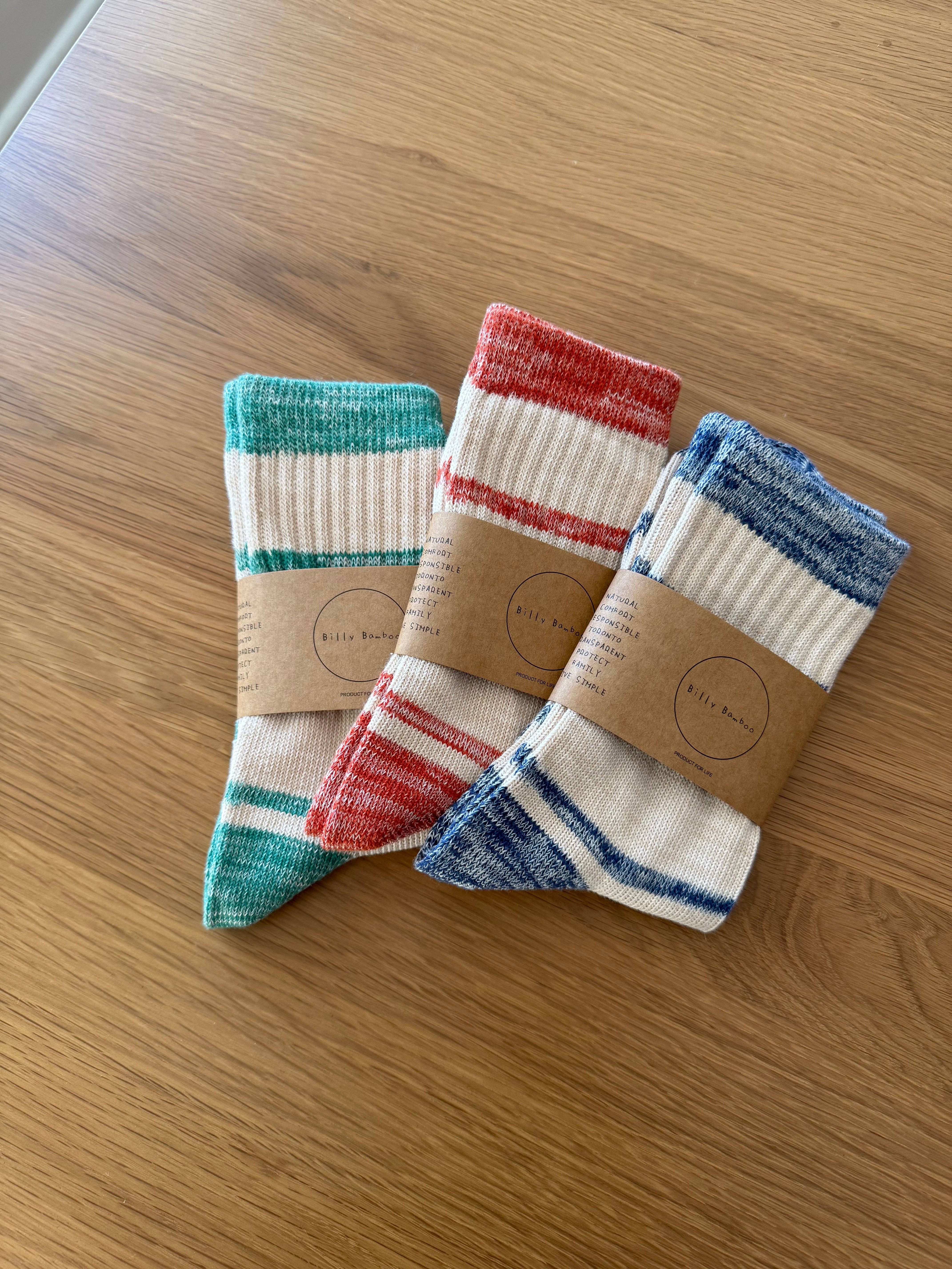 Billy Bamboo - Vente Chaussettes – unisexe - CHAUSSETTES À RAYURES TOKYO2