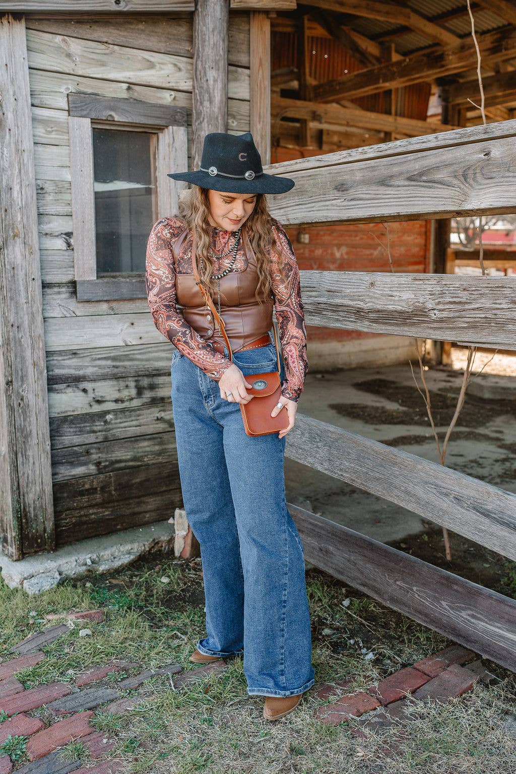 Most Wanted USA - Wholesale Crossbody Bag - Women's - Genuine Leather Western Style Crossbody5