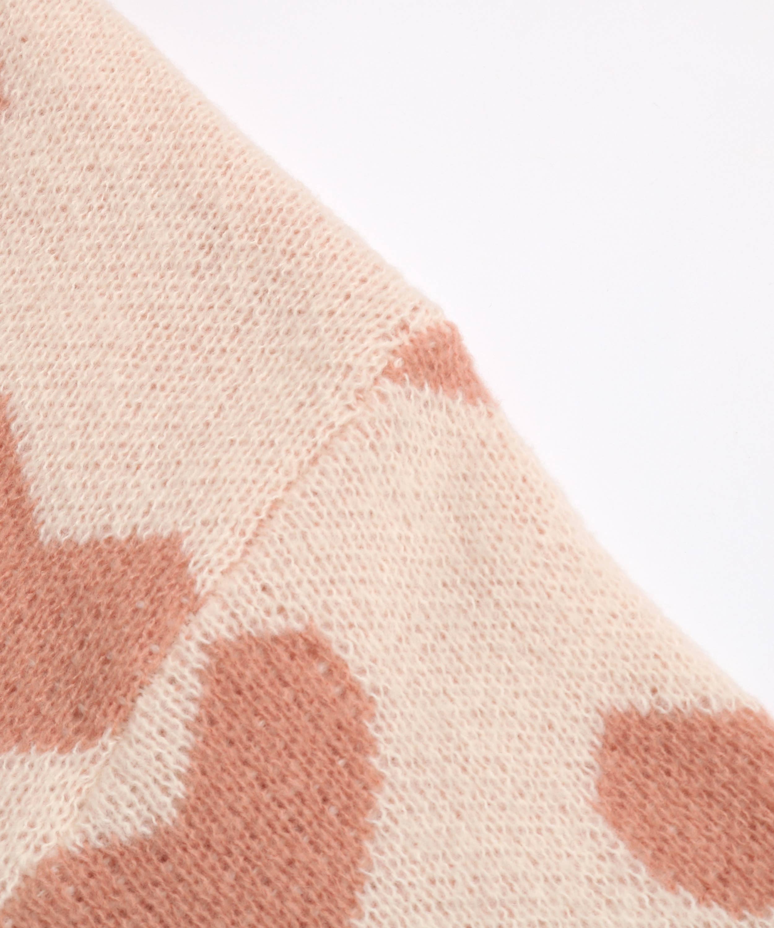 Valentine Pink Heart Pattern Knitting Soft Pullover Sweater for wholesale on Faire6