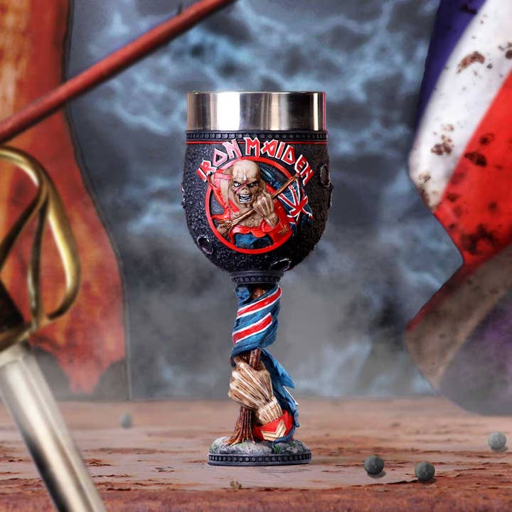WONDER IMPORTS AUSTRALIA - Wholesale Wine glass - Iron Maiden The Trooper Goblet 19.5cm7