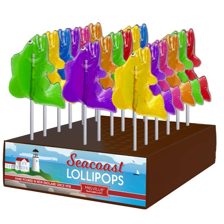 Sucettes à l'achigan, 24 carats pour la vente par Melville Candy Company