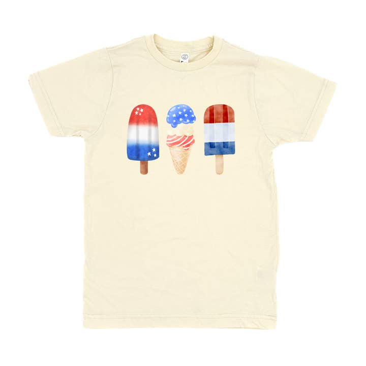 Patriotisk glass- och isglassbarntröja för wholesale av Sage & Soil