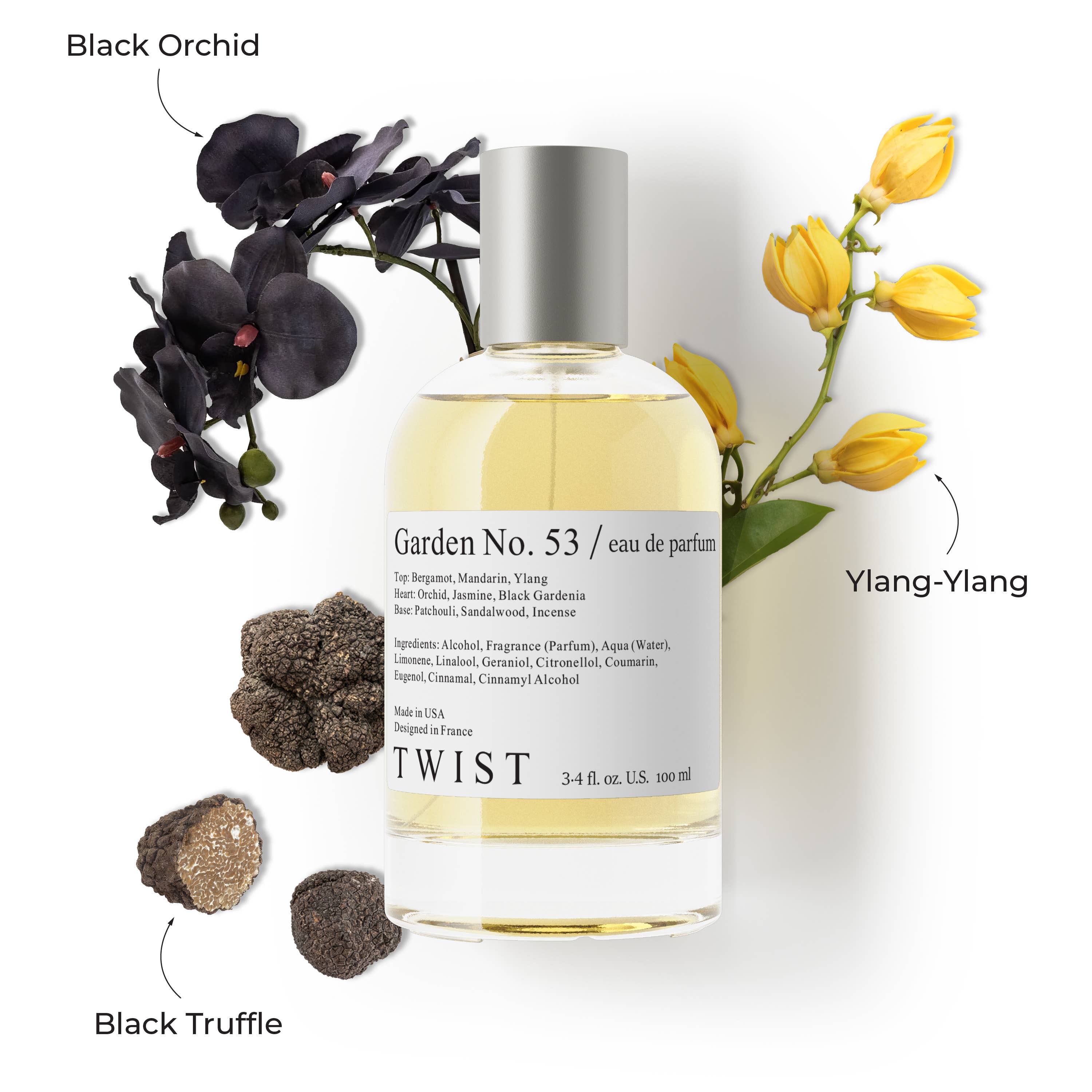 Twist Perfumes - Wholesale Perfume/Eau de Toilette - Twist Garden No. 53 Inspired by TF. Black Orchid
