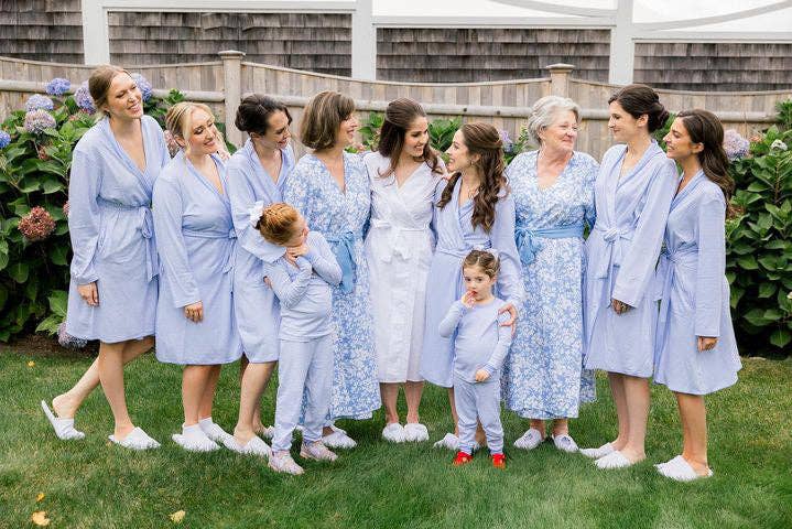 Jacaranda Living – wholesale Robe – Women's – Bathrobe - White Cotton, Long Sleeve8