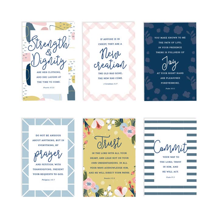 Muscadine Press - Wholesale Religious Card - Gospel Truth Cards, Bible Verses for New Beginnings3