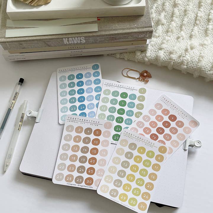 Monthly Date - Journal Kit for wholesale by togetherwithkx