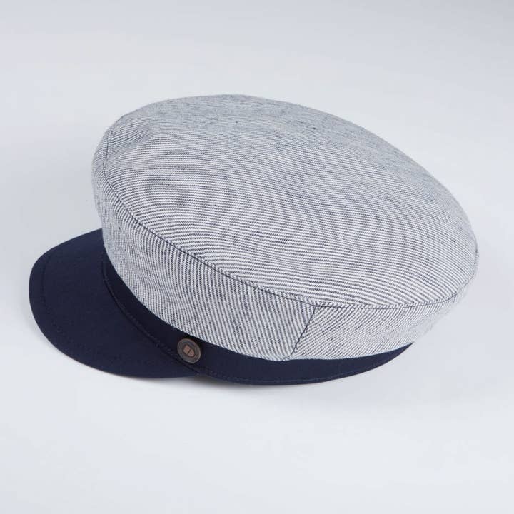 Dasmarca Hats – Engroshandel Newsboy/schoolboy hat - Herre – Finn - Græsk Fiskerkasket, Sømandskasket - Marineblå1