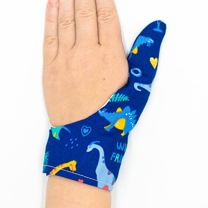 Thumbsie® Dinosaur thumb guard for wholesale by Thumbsie Ltd