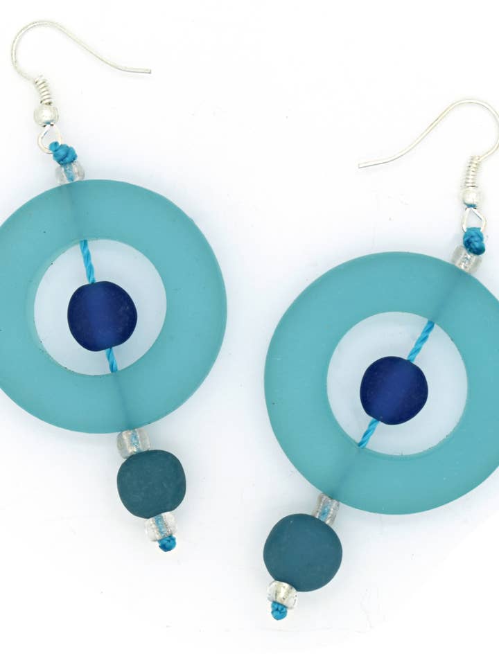 Diwali Resin Earrings-02804 for wholesale by Nusantara Inc.