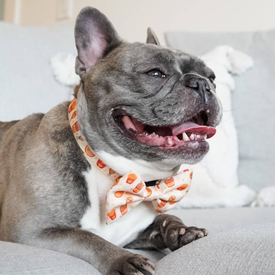 Korriko Pet Supply - Vente Nœud papillon – chien - Nœud papillon pour chien - Poulet et gaufres3