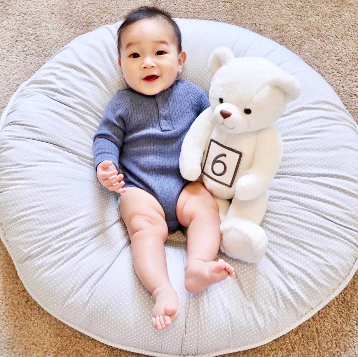 GooseWaddle + Pello – wholesale Floor pillow – Serenity Light Gray Pello Floor Cushion3