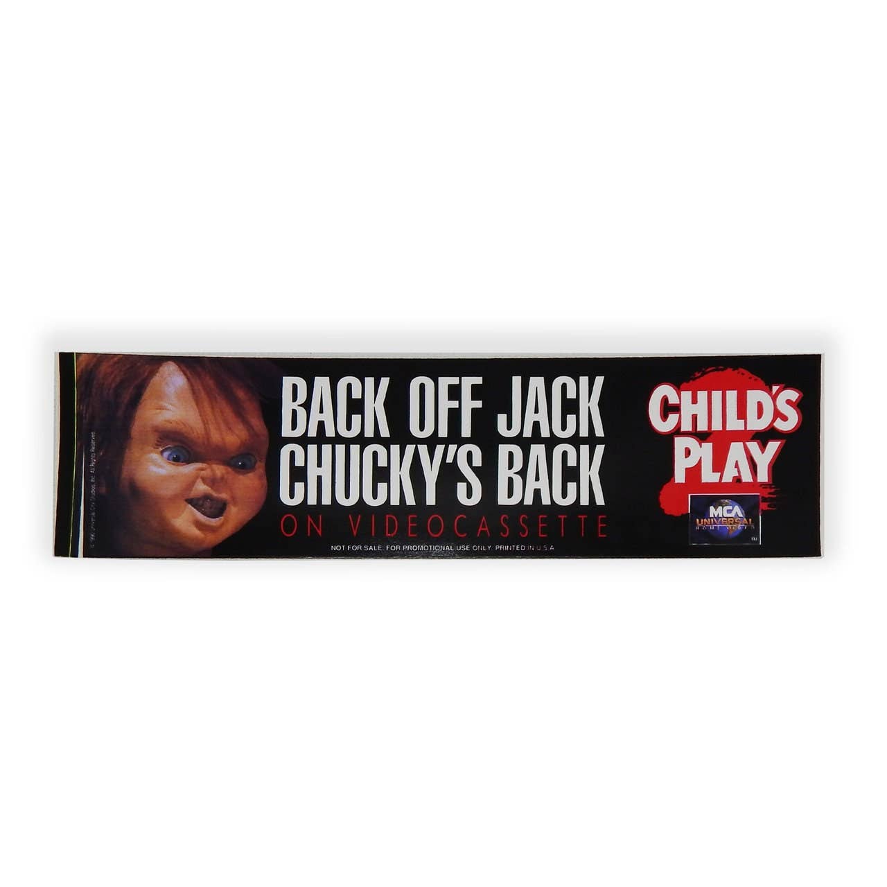 Hungry Ghost Press – wholesale Sticker – Vintage Child's Play Bumper Sticker0