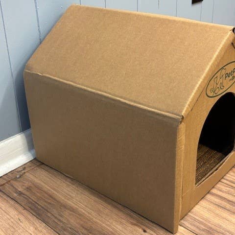 Designer Pet Products, LLC - Venta al por mayor Rascador - Gatos - Casa para gatos con rascadores – Tamaño mediano, duradera6