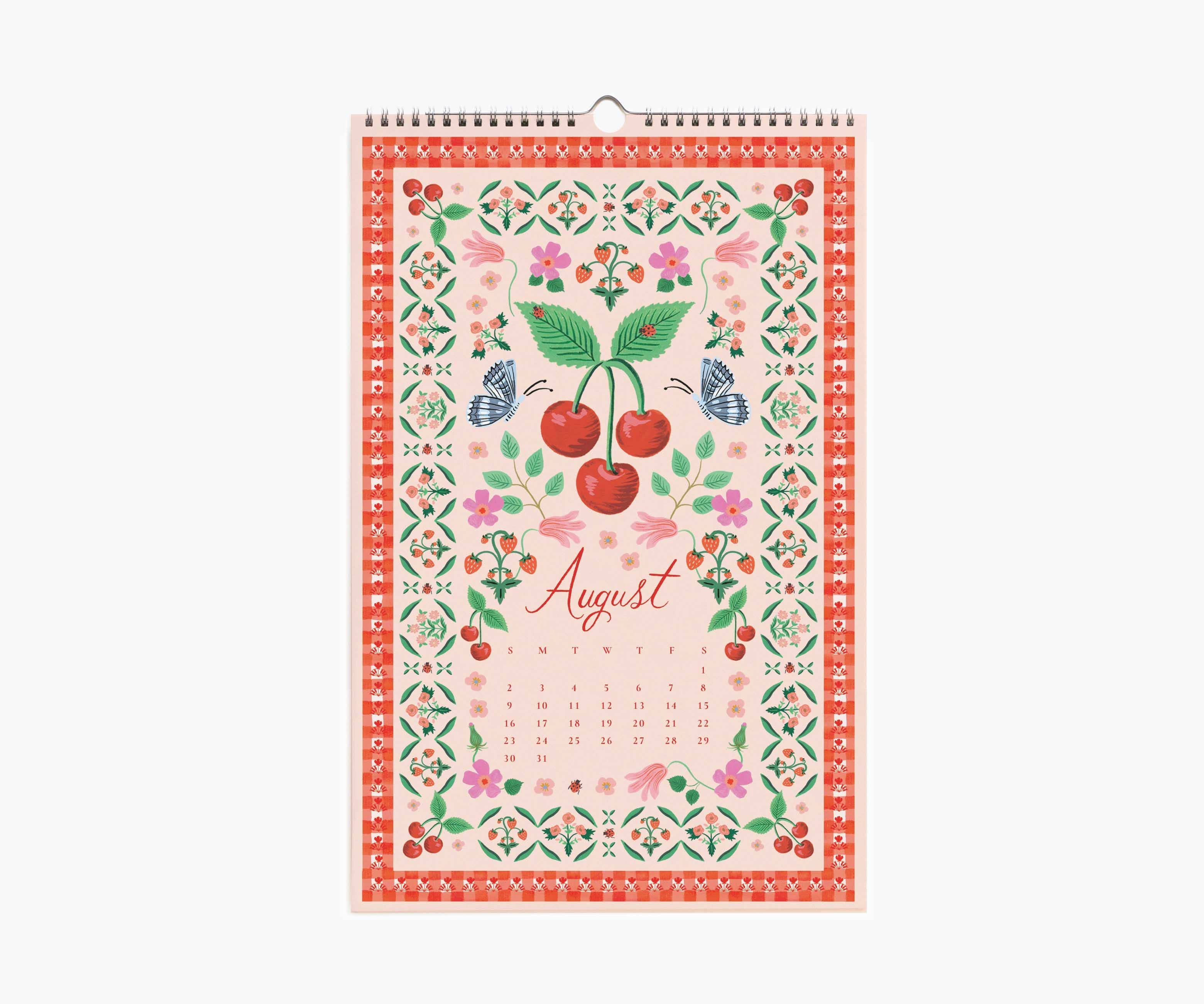 Rifle Paper Co - Wholesale Calendar - 2026 Flora Wall Calendar8
