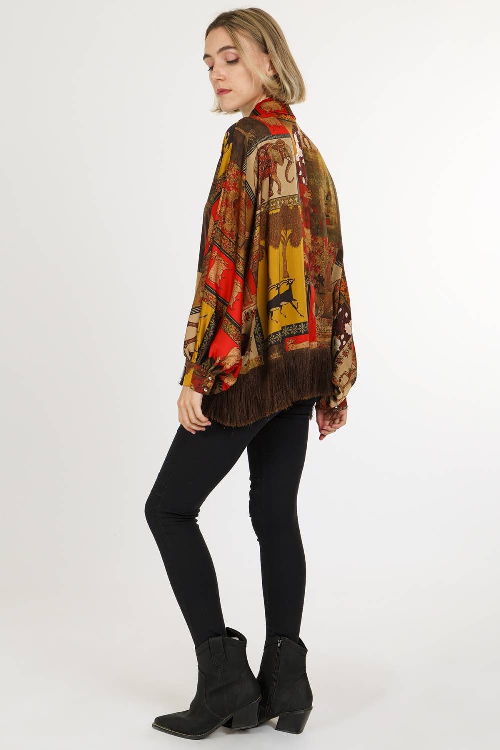 Beulah Style - Vente Pantalon – femme - Jegging Moto à Détails Plissés DM70025