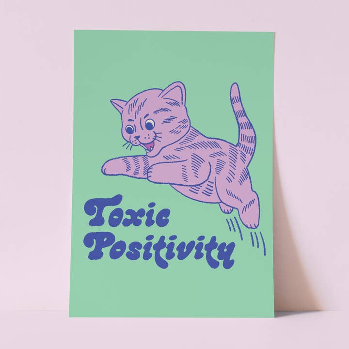 Salad Days - Wholesale Art Print - Toxic Positivity Print0