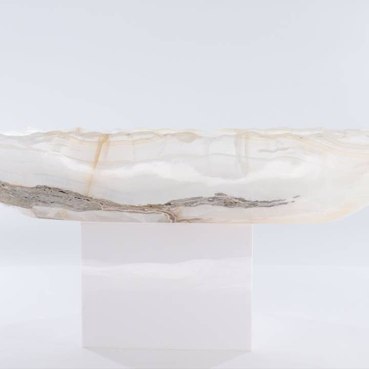 Mi Esperanza Minerals - Wholesale Decorative Plate/Dish/Bowl - Onyx Canoe Bowl4