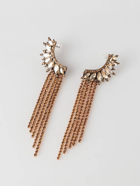 Glowy Colombian Artisan Dangle Earrings for wholesale by Moonbow Creative Jewelry