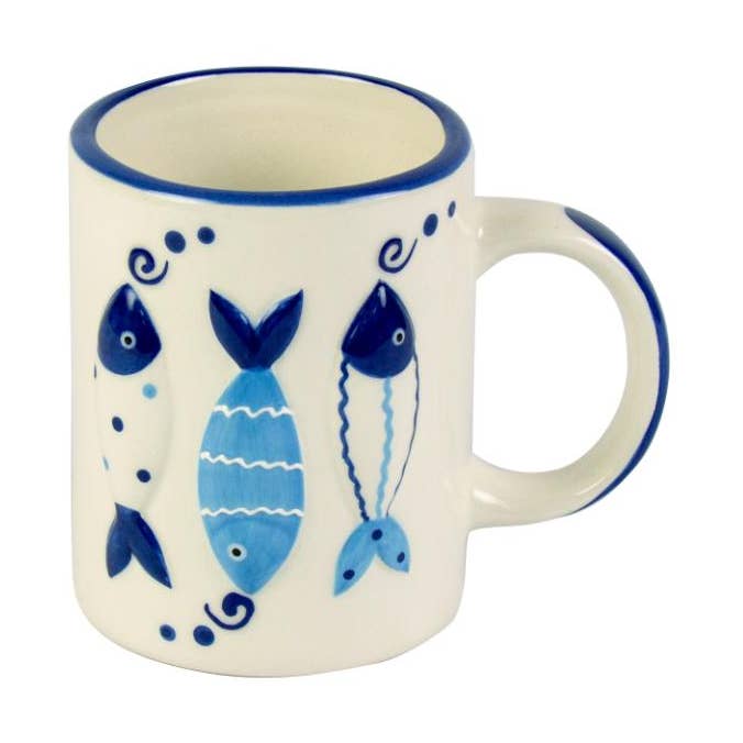 Visverhalen Verhoogd Ontwerp Mok, 275ml voor wholesale door Nauticalia