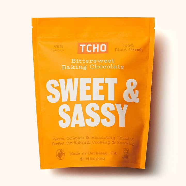 Sweet & Sassy 66%. Bittersweet Baking Chocolate for wholesale by TCHO
