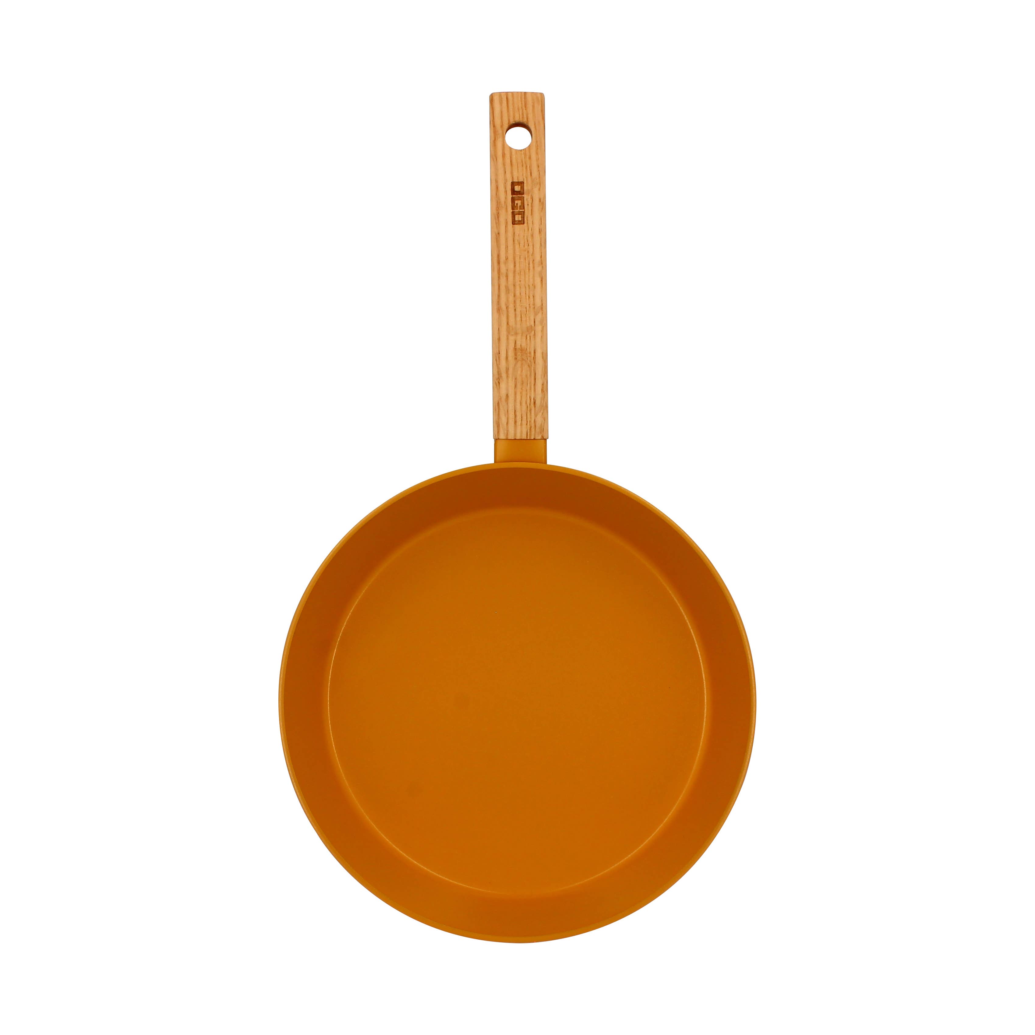 Ogo living - Vendita all'ingrosso Padelle - Padella ector da 24 cm in alluminio giallo con manico in legno7