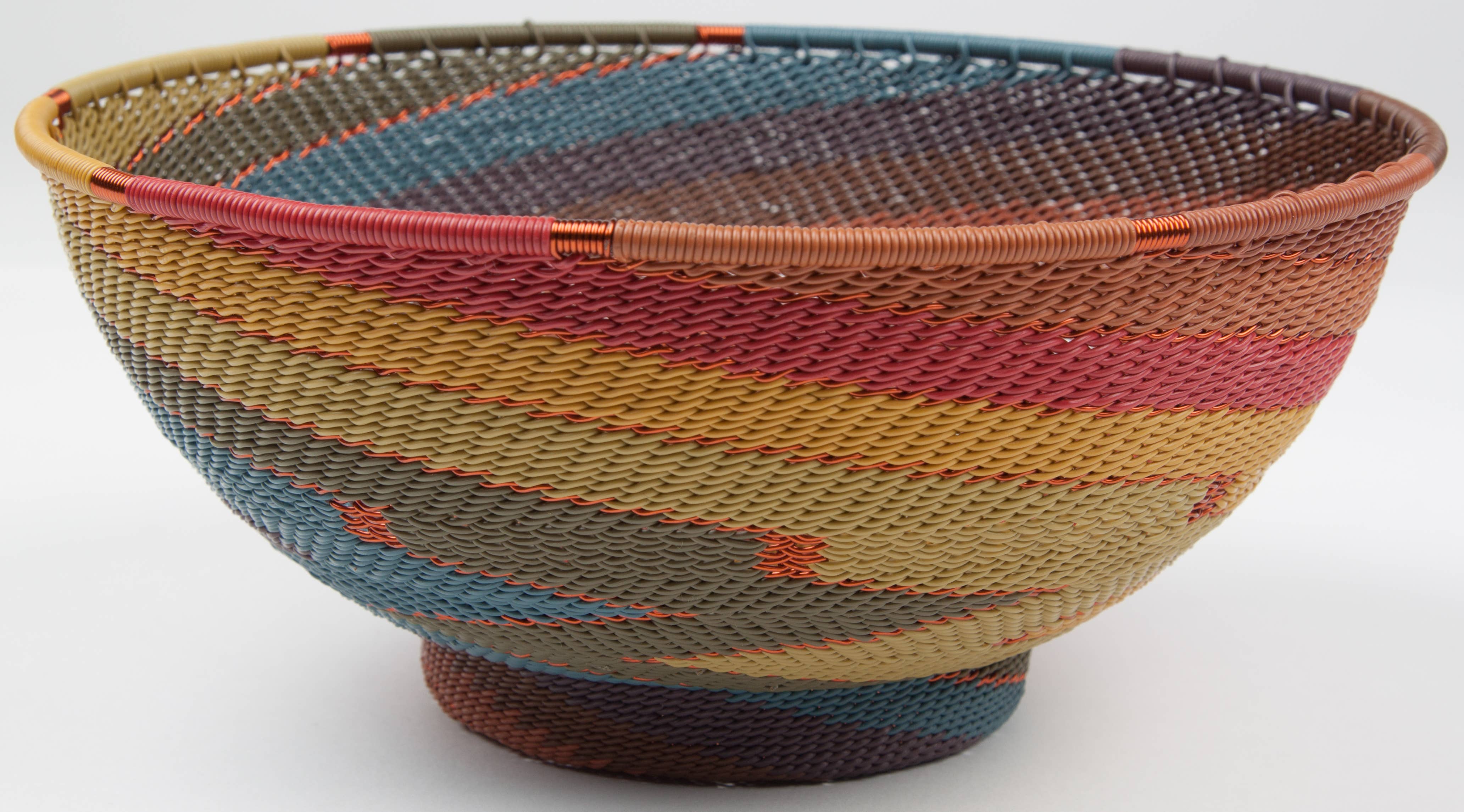 Bridge for Africa - Wholesale Decorative Plate/Dish/Bowl - TW Collection - Painted Desert3