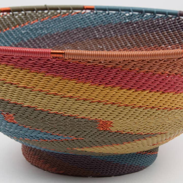 Bridge for Africa - Wholesale Decorative plate/dish/bowl - TW Collection - Painted Desert3