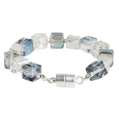 SAACHI - Wholesale Beaded Bracelet - Faceted Bead Stone Bracelet 12