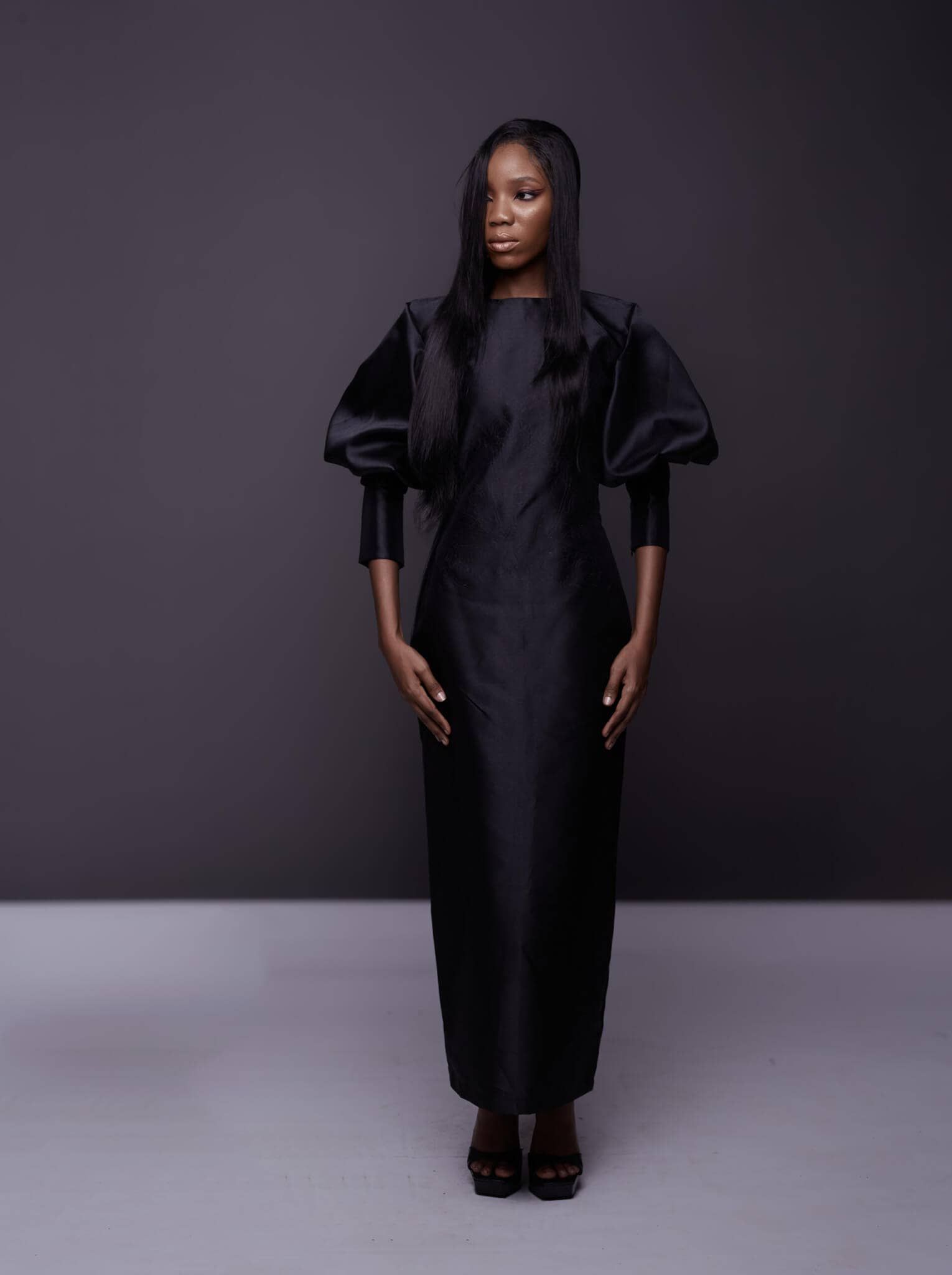 Joseph Ejiro – wholesale Dress – Women's – The Siah Puff Dress0