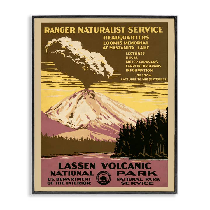 Vintage National Park - Framed Wall Art for wholesale by Stupell Industries