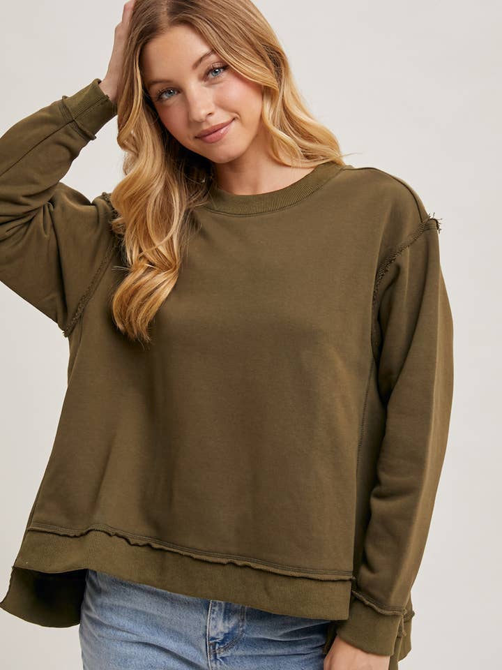 CREWNECK OVERSIZED SWEATSHIRT for wholesale by Bluivy