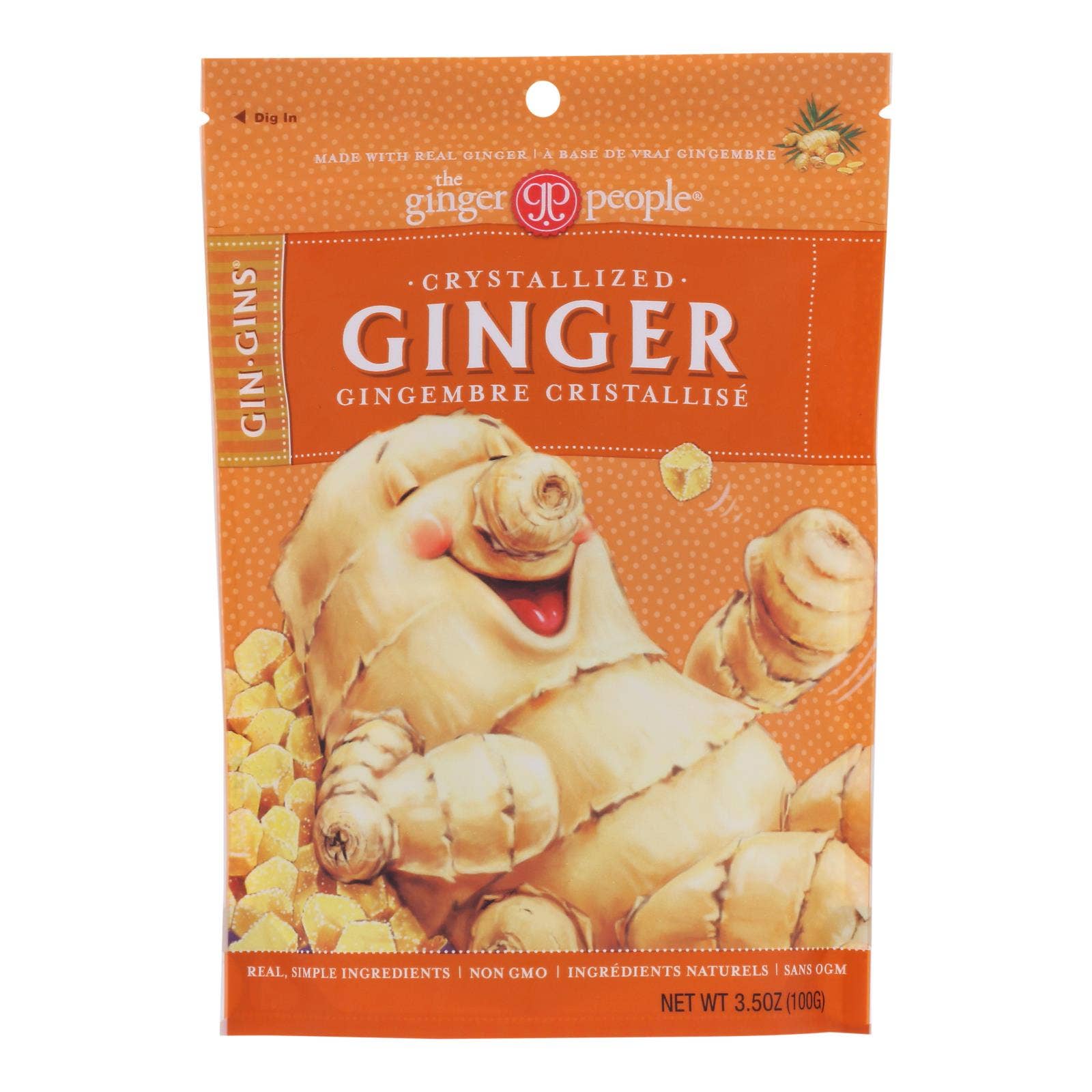 Everyday Supply Co - Wholesale Hard Candy - Ginger People - Crystallized Ginger - Case Of 12 - 3.5 Oz.0