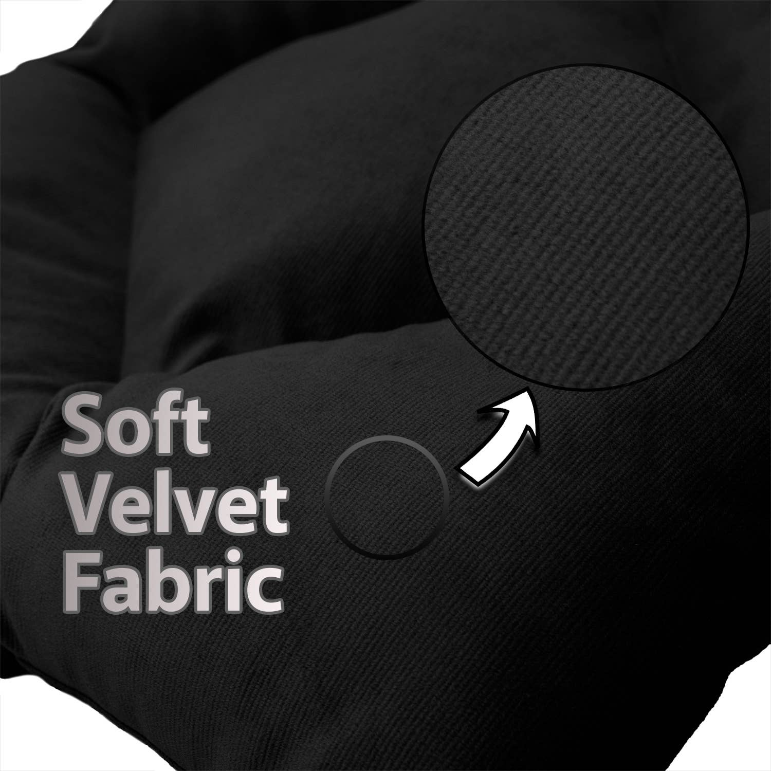 CASASRO - Venta al por mayor Cojines para sillas - CASASRO® Cojines para sillas de comedor | Juego de 4 de 40x40 cm | Tela de terciopelo suave lavable en 9 colores | Cojines con lazos para sujetar54