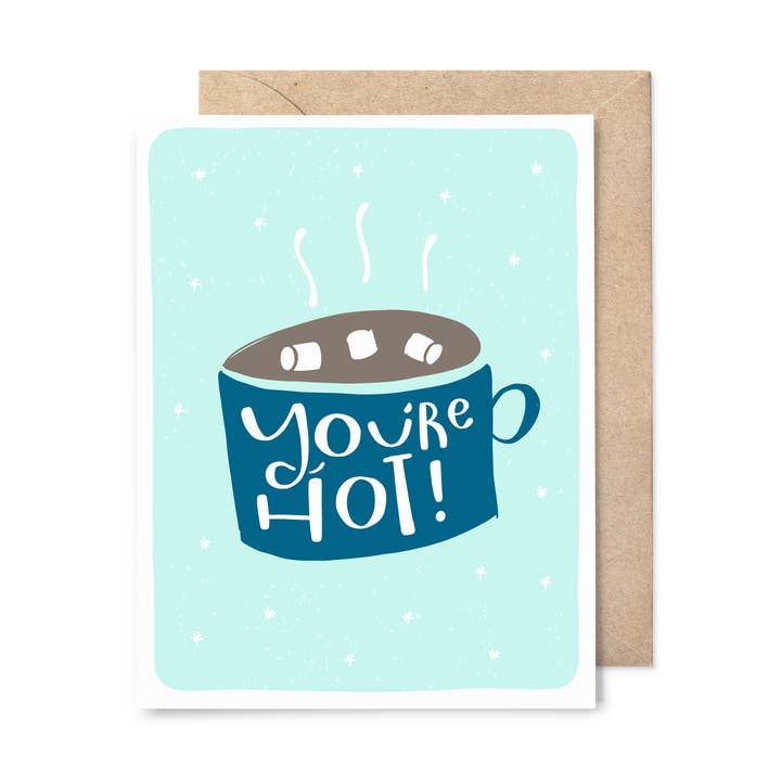 Carte de vacances You 're Hot pour la vente par Pinwheel Print Shop
