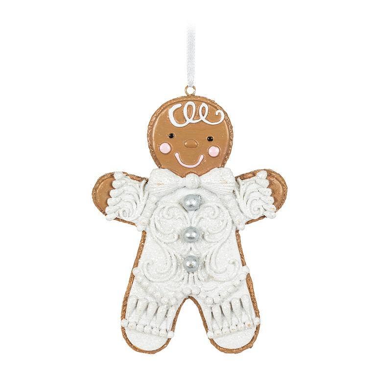 Abbott – wholesale Ornament set – Gingerbread Cookie Ornament-3 Assorted-5"H - Clearance2