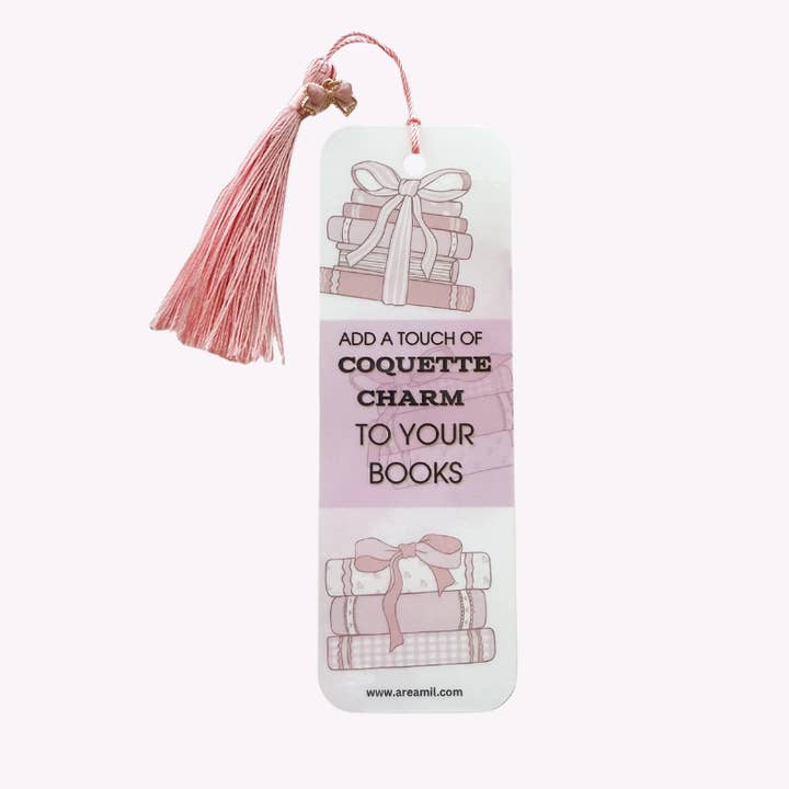COQUETTE CHARM Bookmark   for wholesale by Areamil Boutique .Accessories.