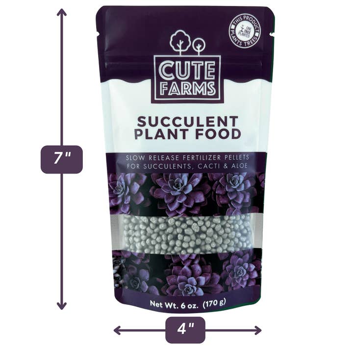 Cute Farms - Wholesale Live Plant - Succulent Slow Release Plant Food 1