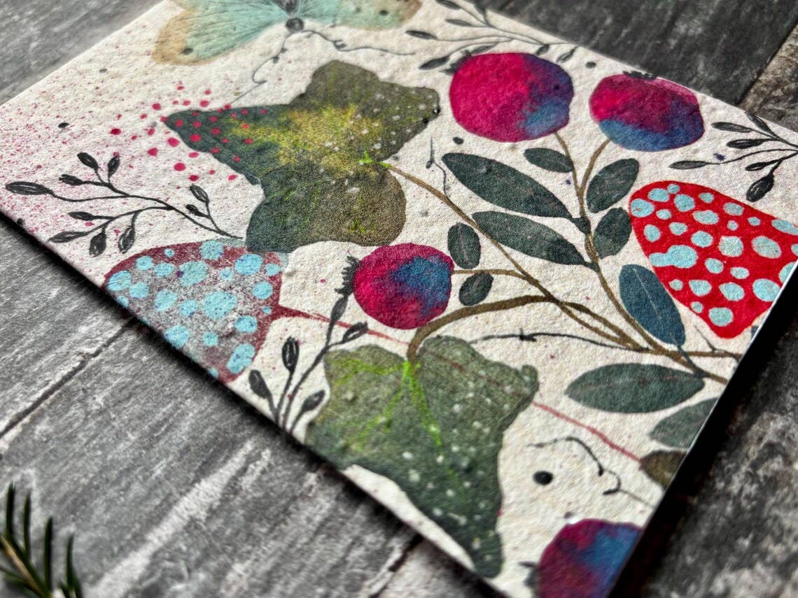 Erika's Whimsical Art – wholesale Birthday card – Plantable  Seed Paper Birthday Card, Blank Inside 5